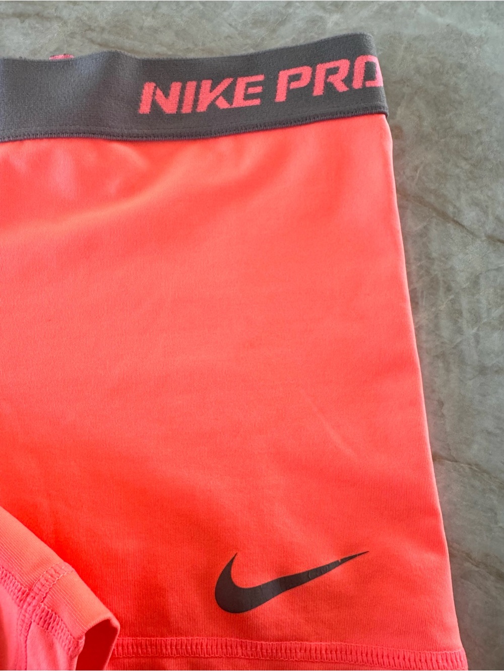 Nike Pro Dri Fit Compression Shorts Womens Small Pink Coral Athletic